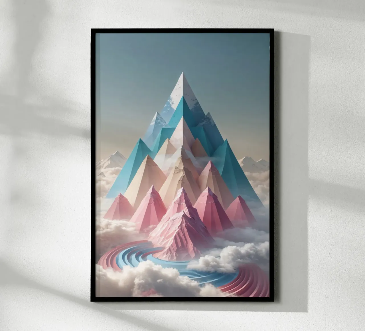 Geometric Majesty of Kangchenjunga carta hahnemühle da AlbertKlee
