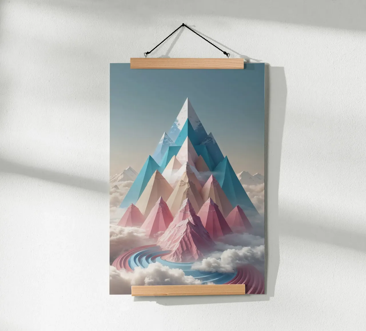 Geometric Majesty of Kangchenjunga carta hahnemühle da AlbertKlee