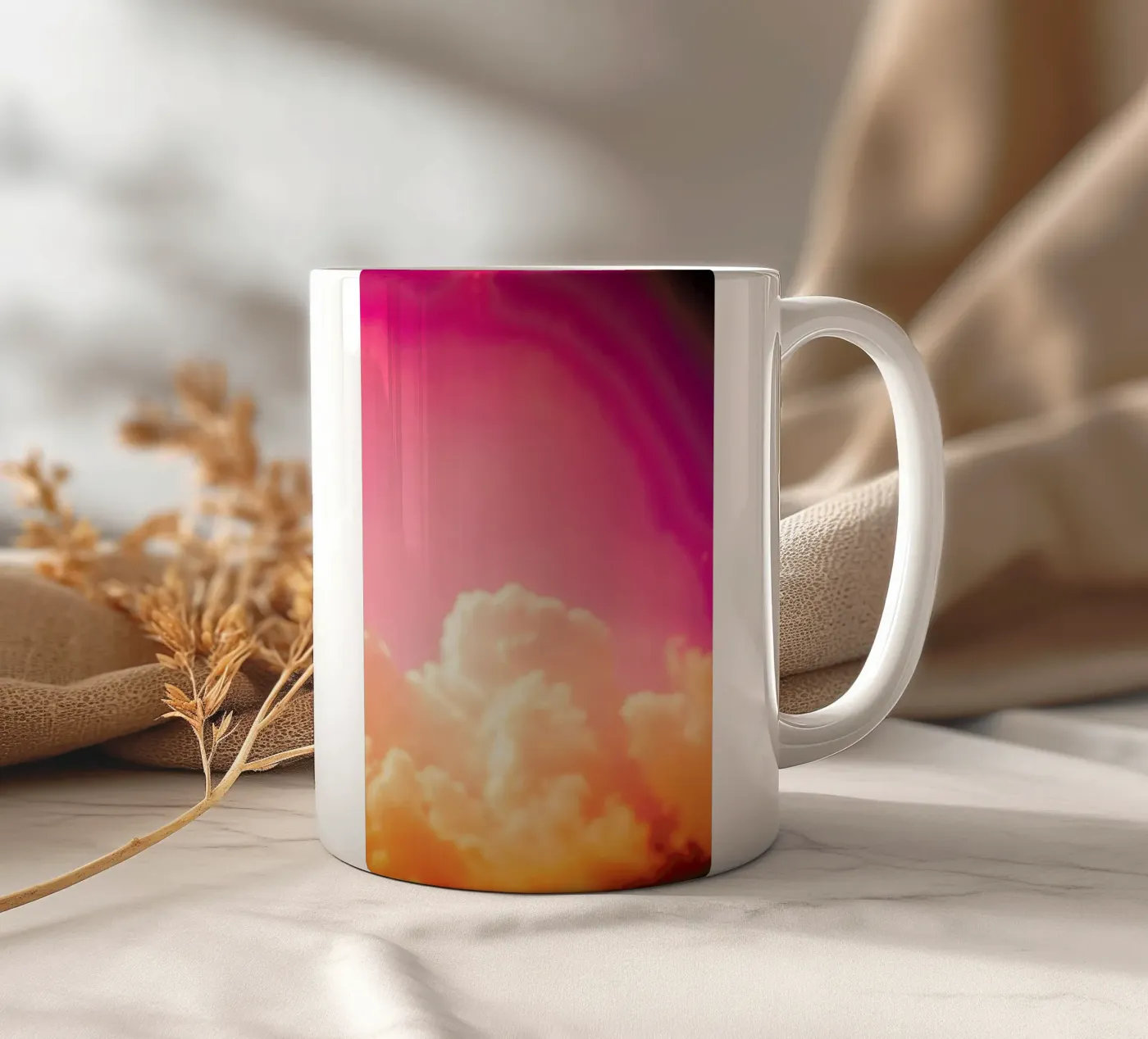 Clouds III ceramic mug by Tal Paz-Fridman