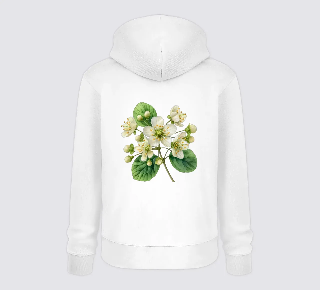 Fiore di ruta dei prati 2 felpa con cappuccio da Bold Blooms