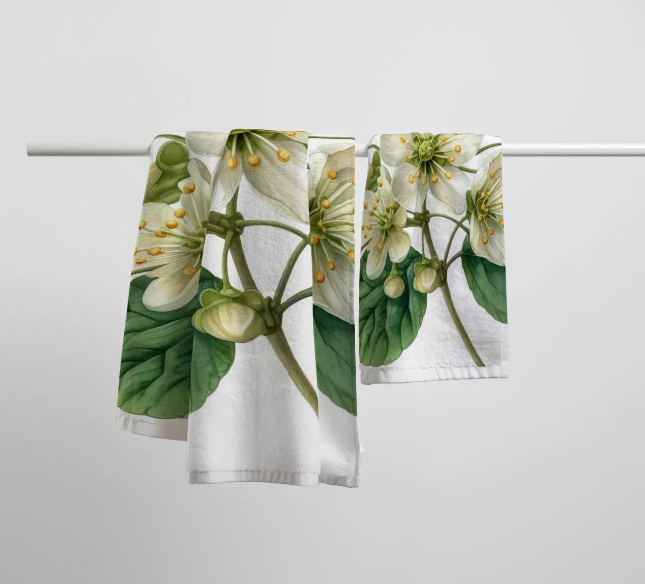 Weidevogelbloem 2 badhanddoek van Bold Blooms