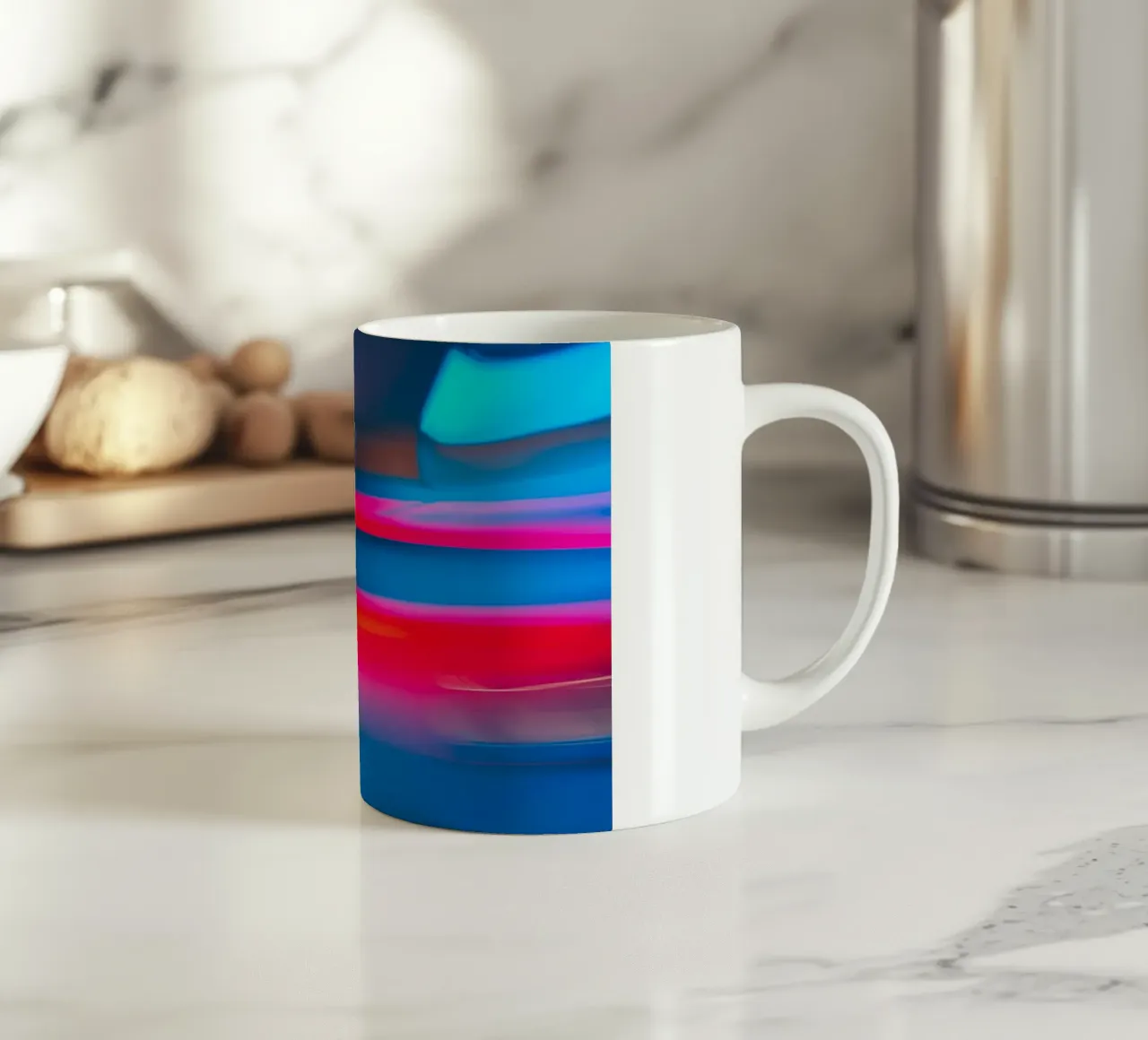 Light 5 tazza in ceramica da Flo Klein