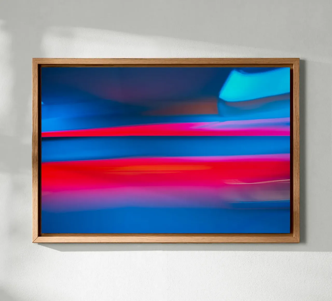 Light 5 tela con Cornice a cassetta da Flo Klein