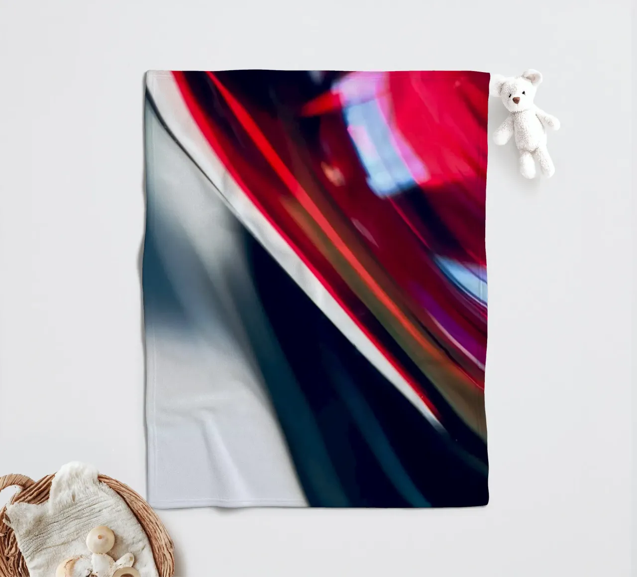 Light 5 Fleecedecke von Flo Klein