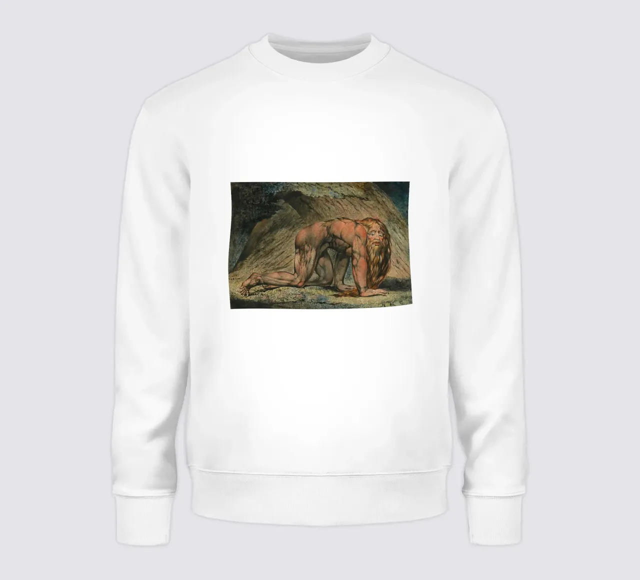 William Blake - Nabucodonosor felpa da William Store