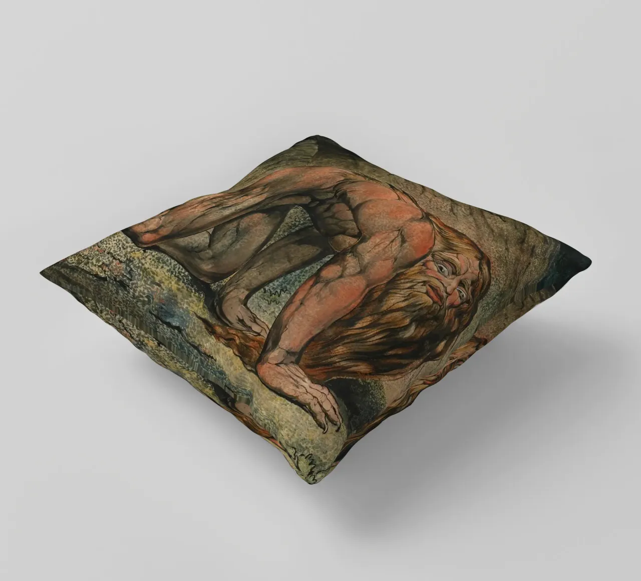 William Blake - Nabucodonosor cuscino da William Store