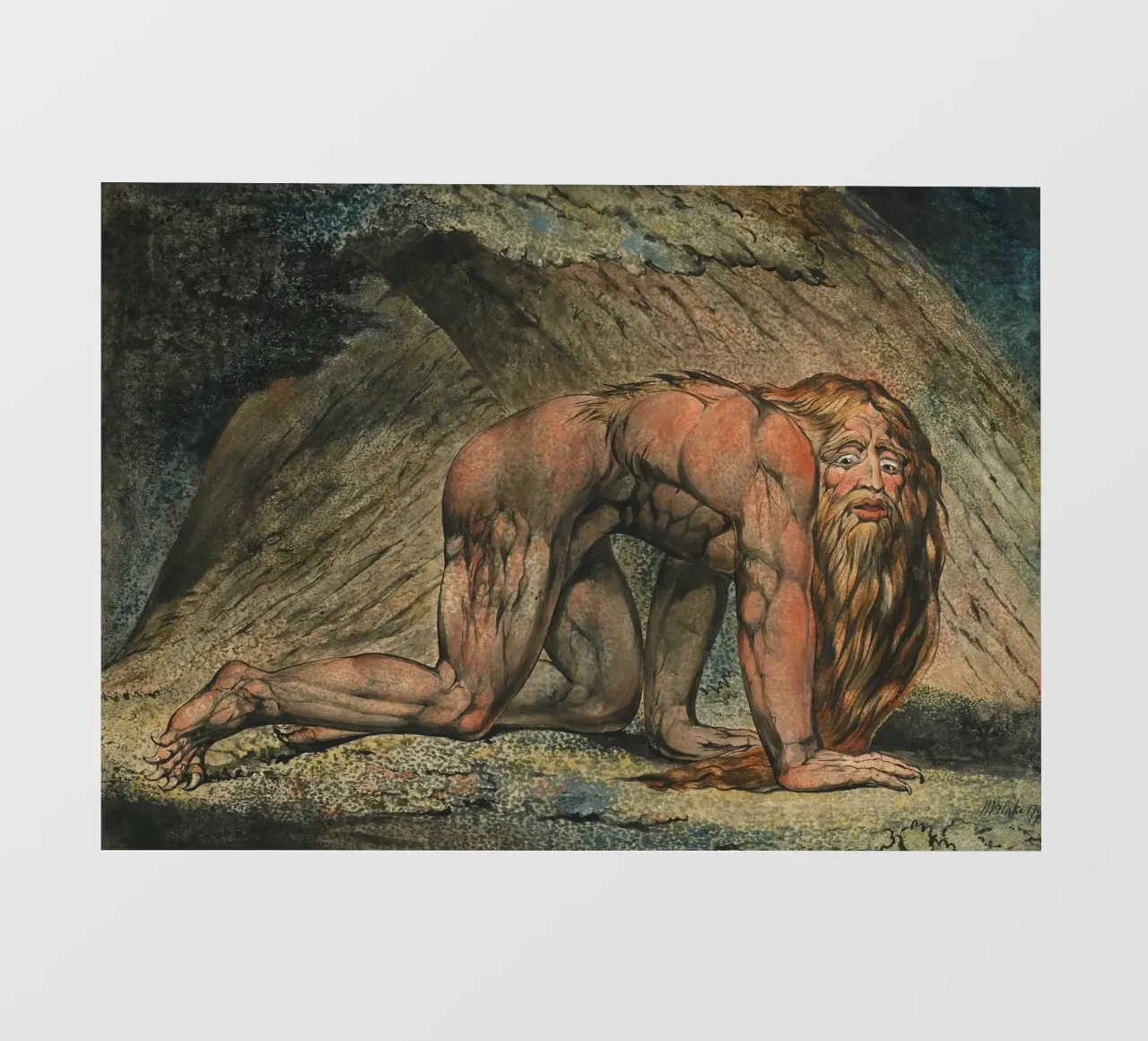 William Blake - Nabucodonosor pellicola backlit da William Store