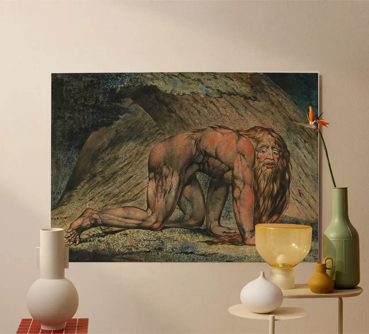 William Blake - Nabucodonosor alluminio dibond da William Store