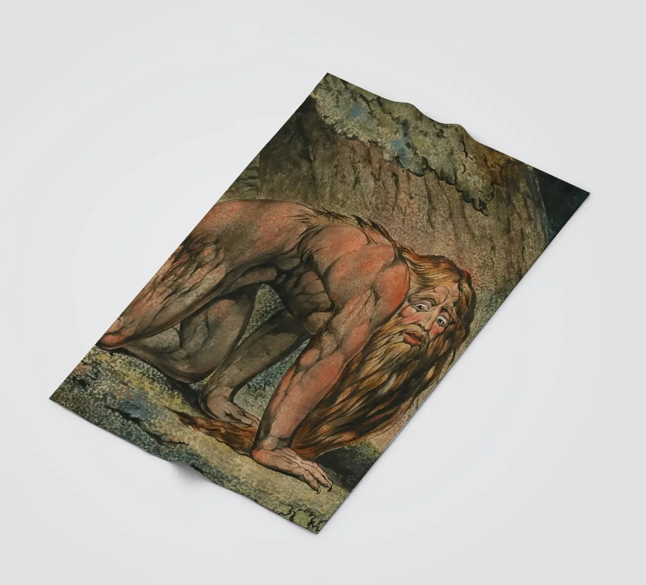 William Blake - Nabucodonosor coperta in pile da William Store