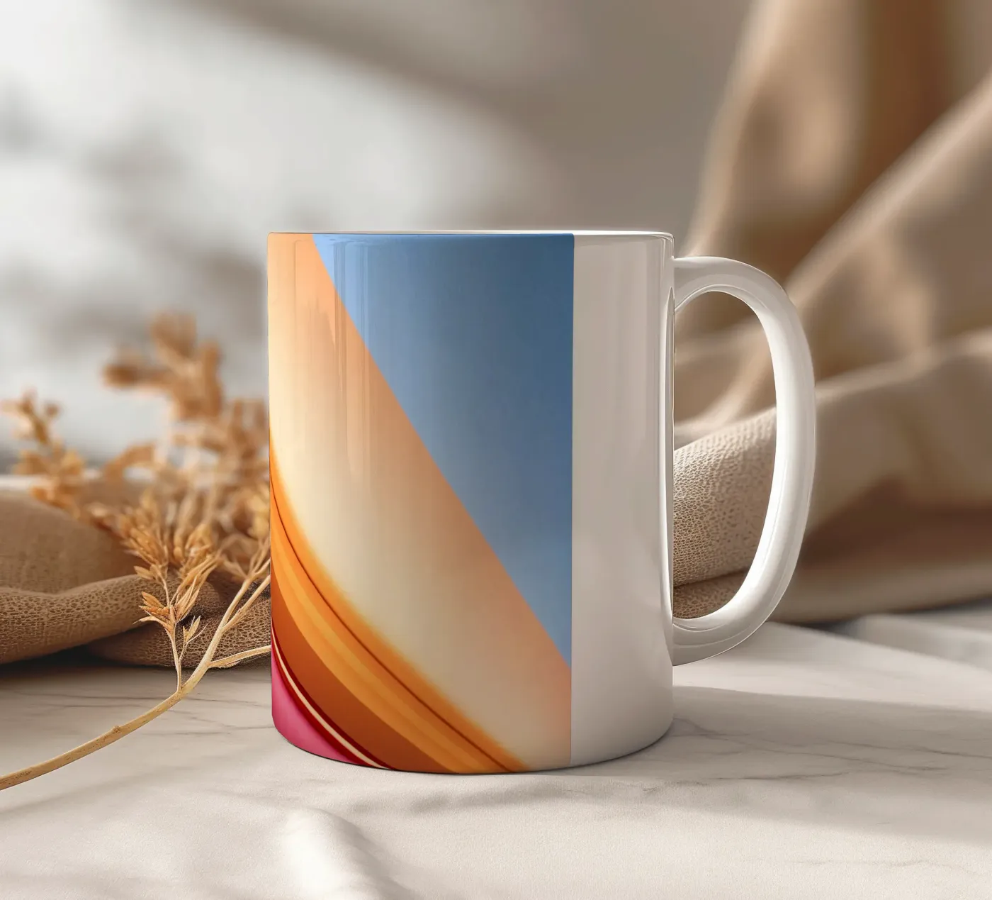 Light 6 ceramic mug by UrbanART