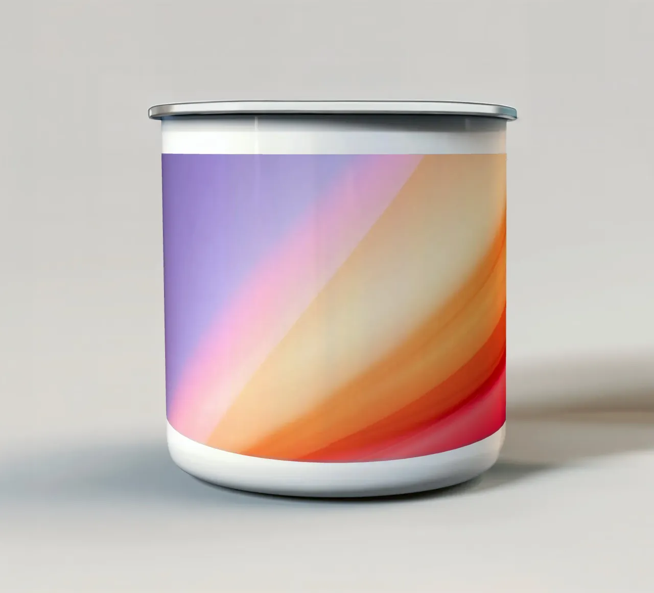 Light 6 tazza in smalto da Flo Klein