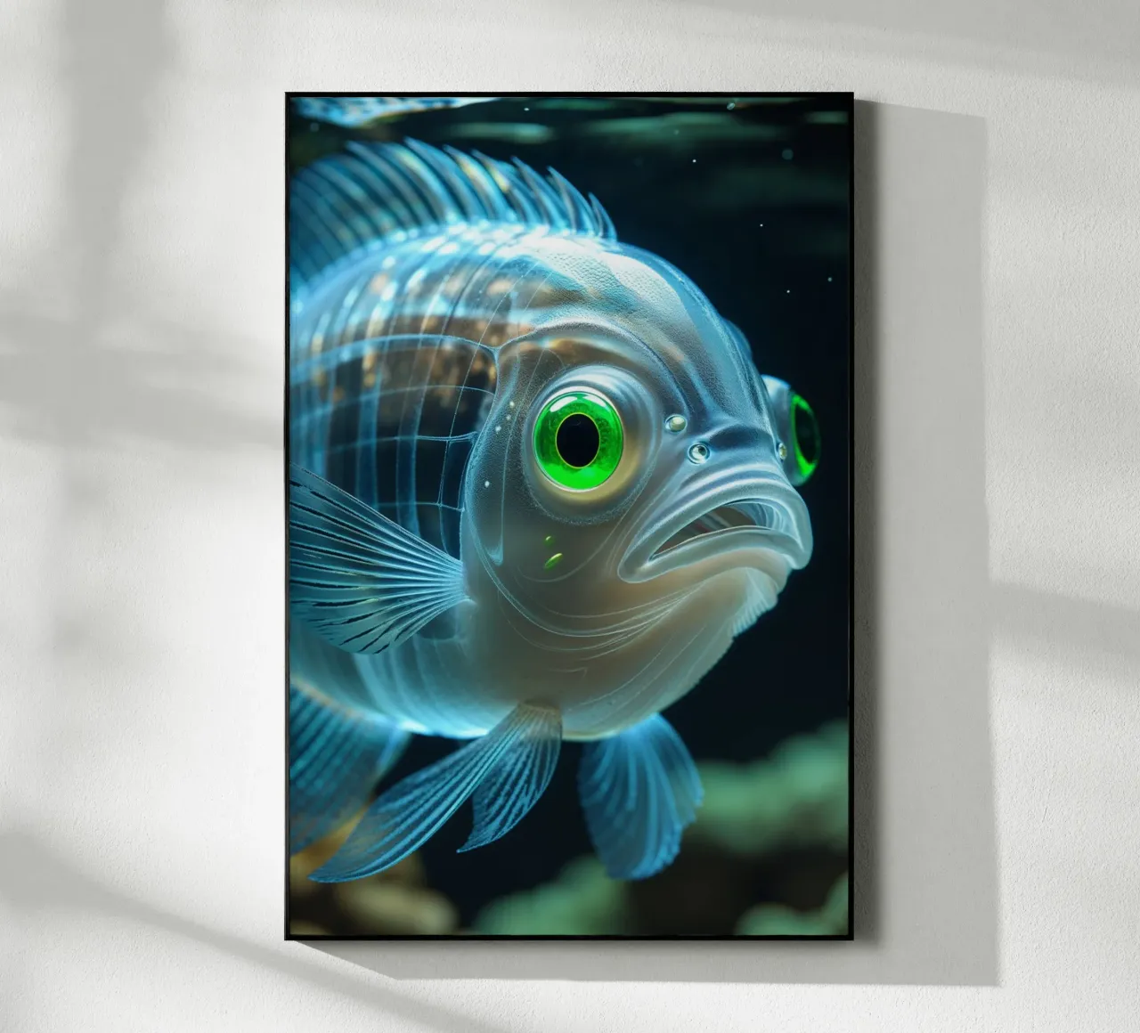 Ethereal Barreleye in the Deep Sea plexiglass da AlbertKlee