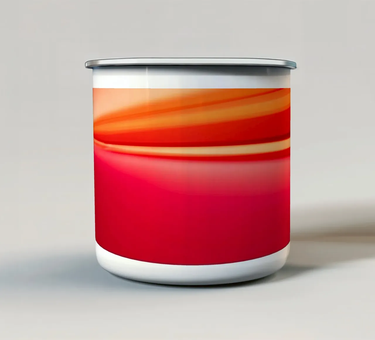Light 7 tazza in smalto da Flo Klein