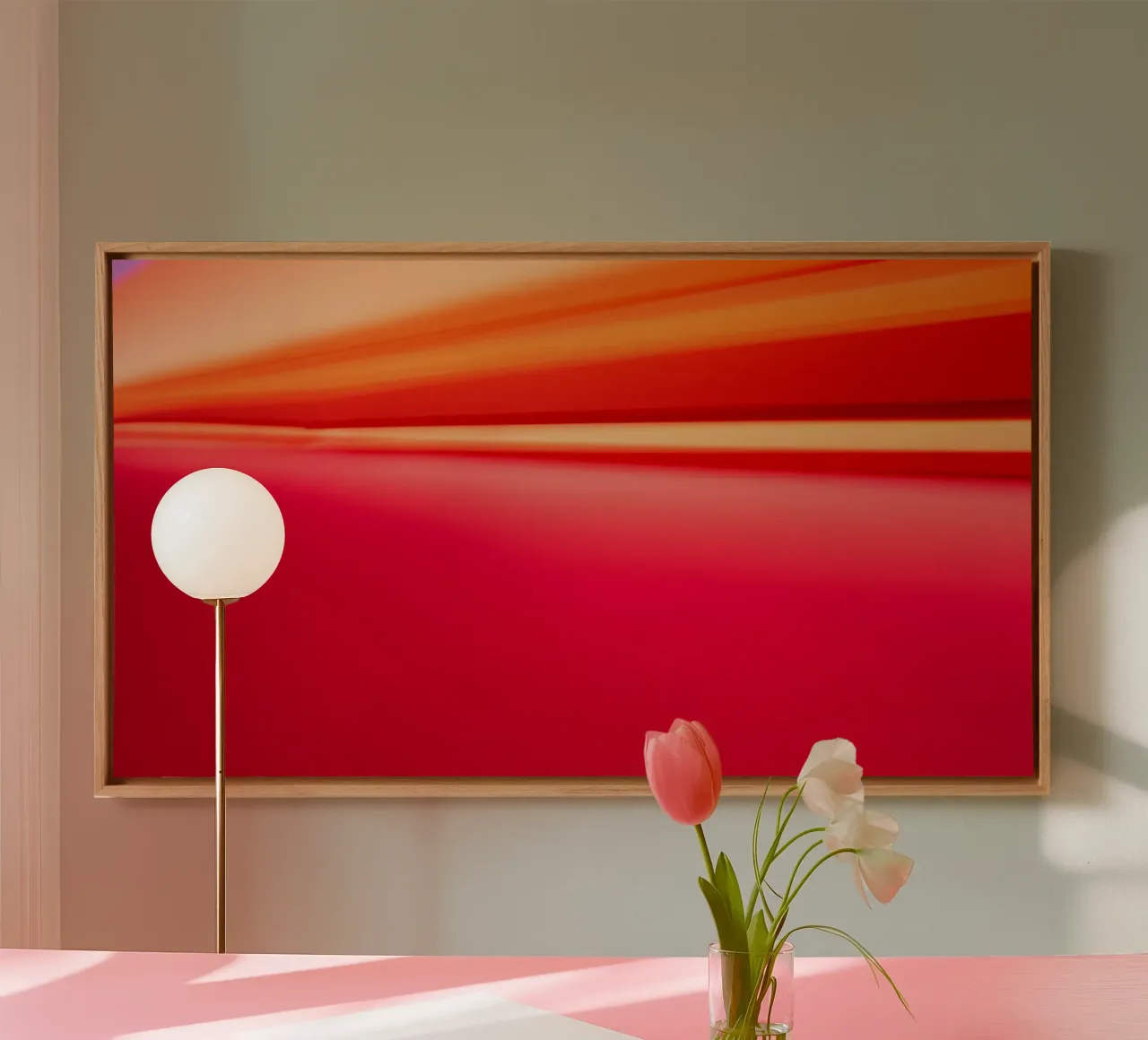 Light 7 canvas by Flo Klein