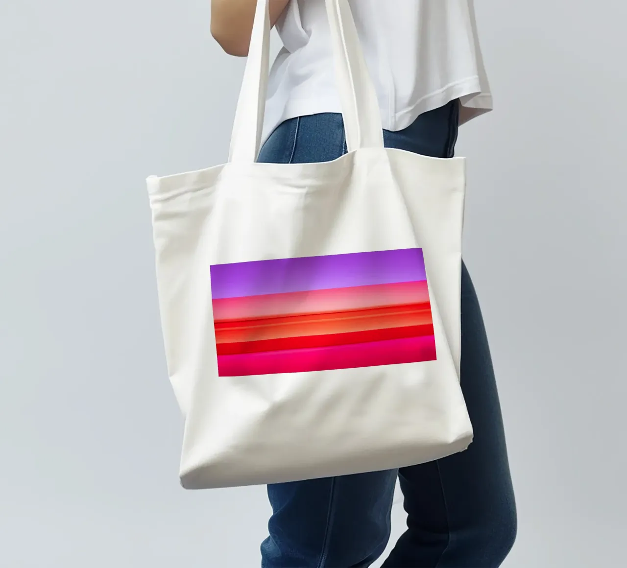 Light 9 borsa in juta da Flo Klein
