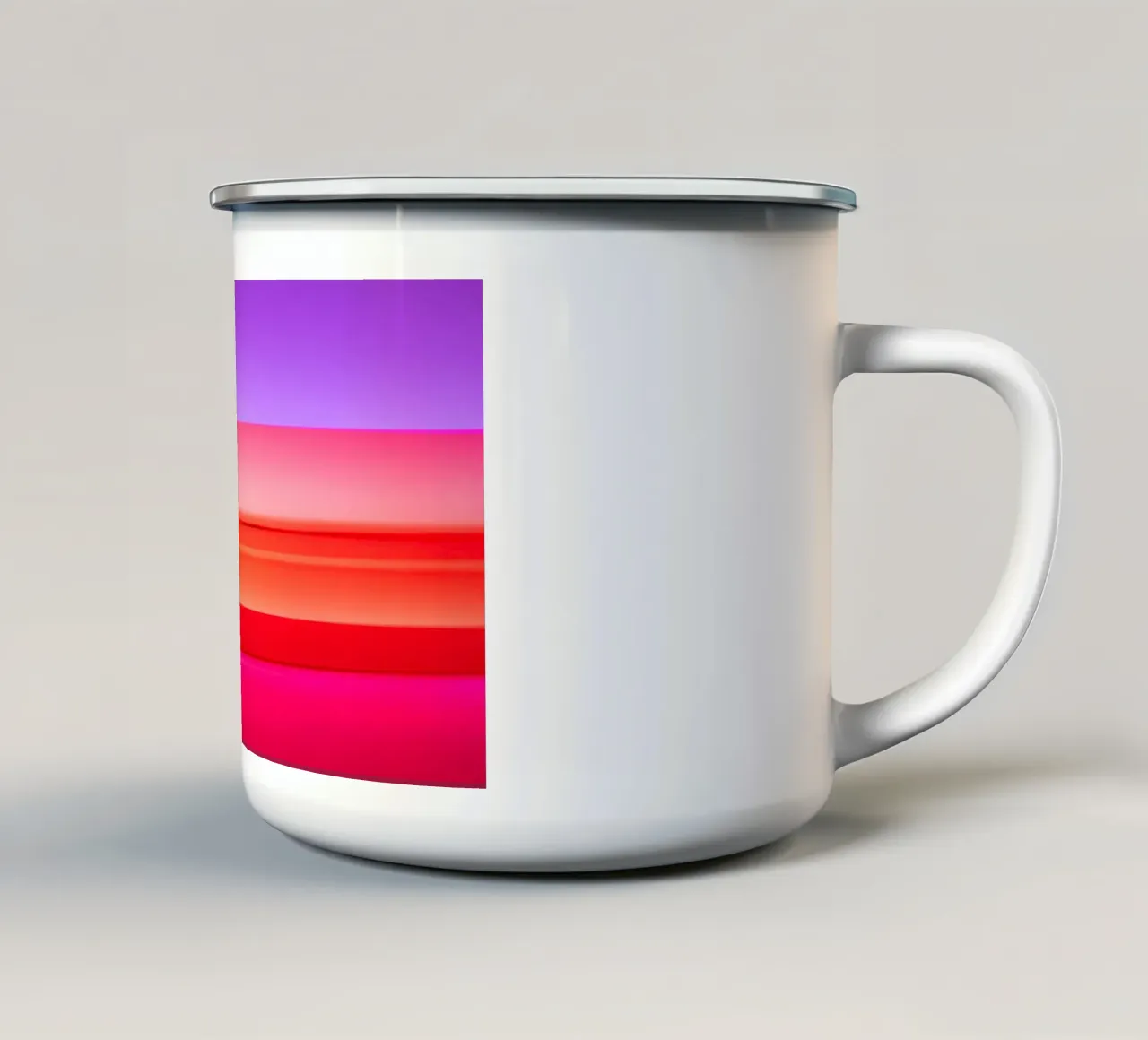 Light 9 tazza in smalto da Flo Klein