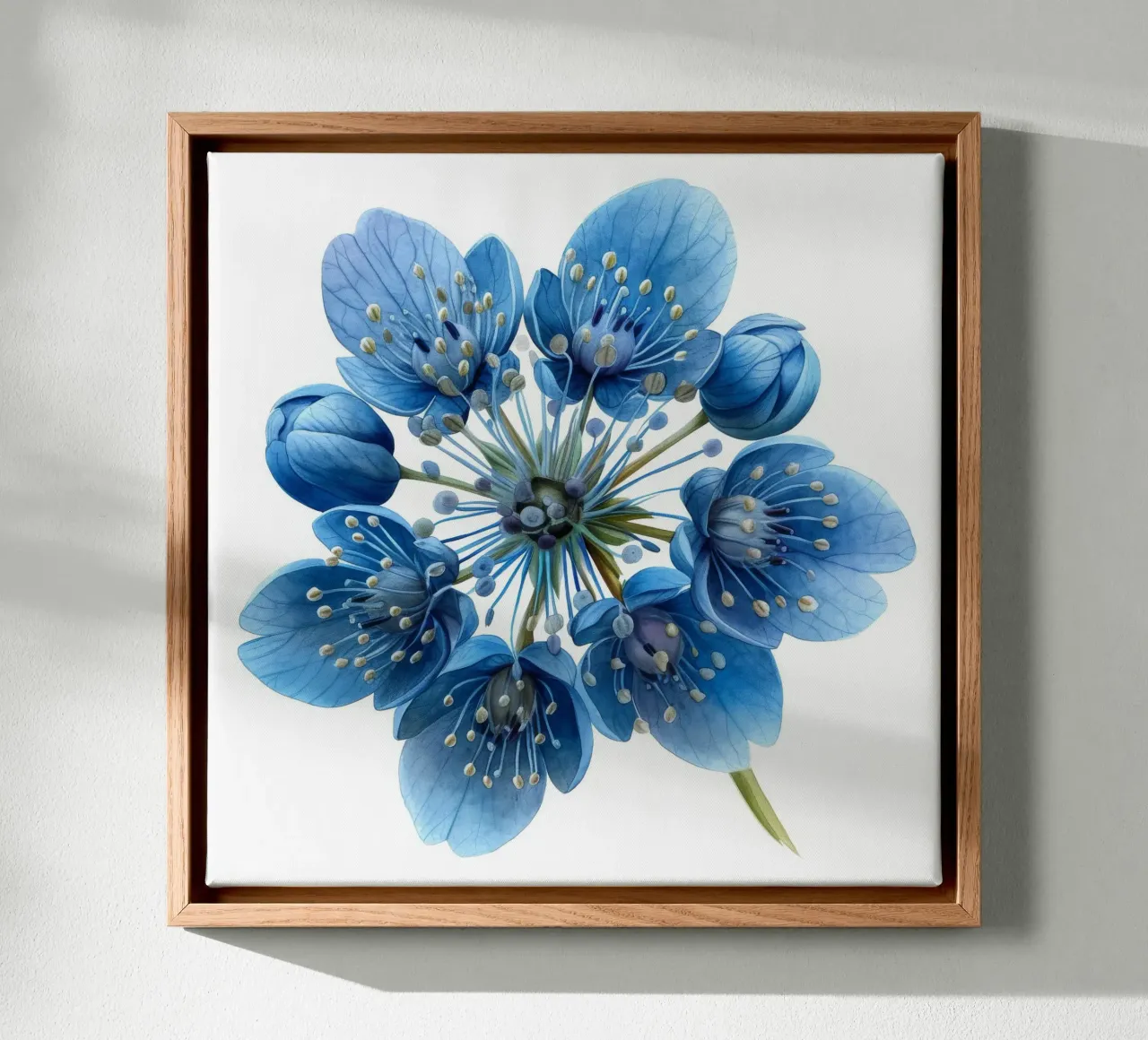 Weidevogelbloem 1 canvas met Baklijst van Bold Blooms