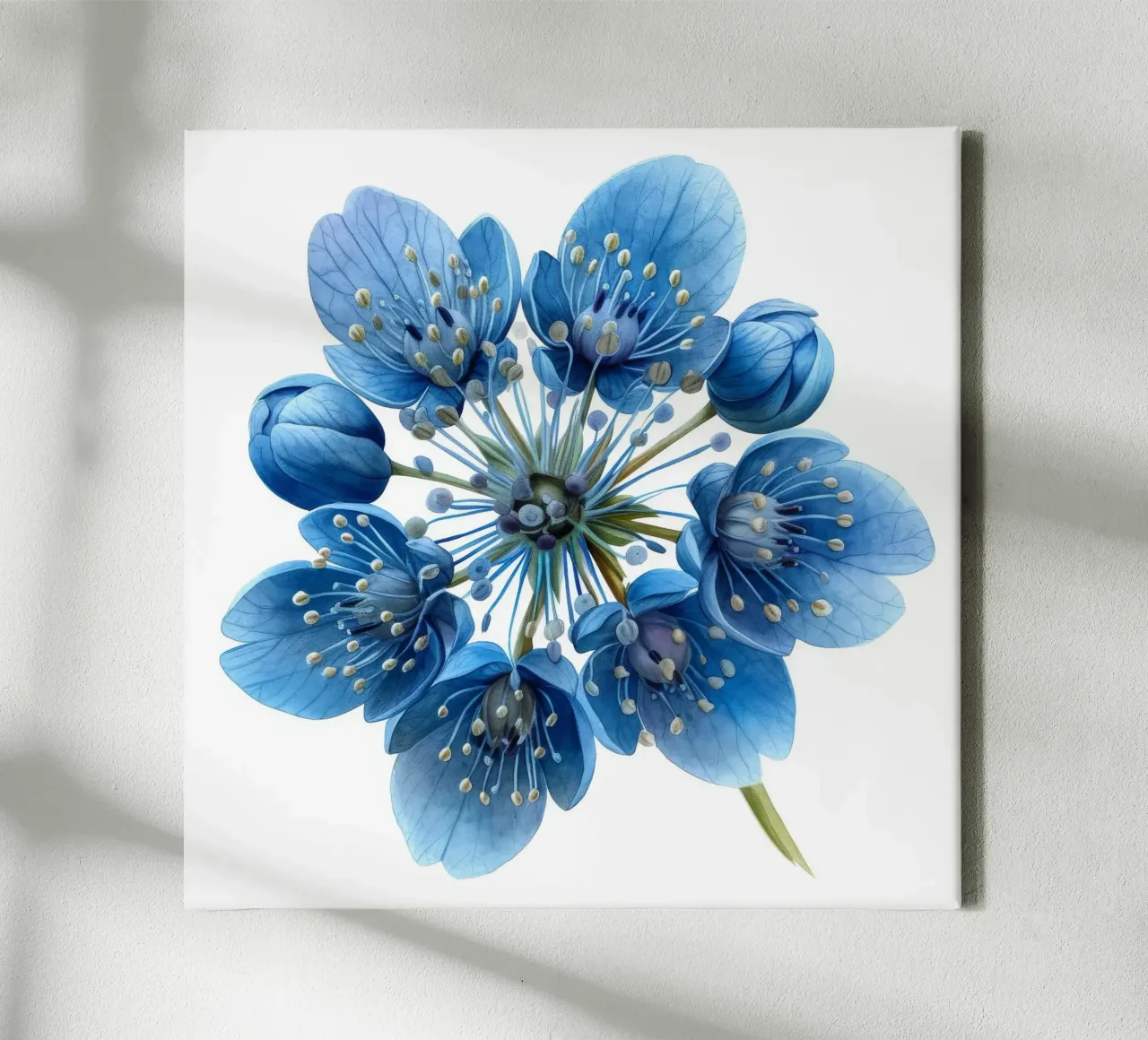 Weidevogelbloem 1 canvas met Baklijst van Bold Blooms