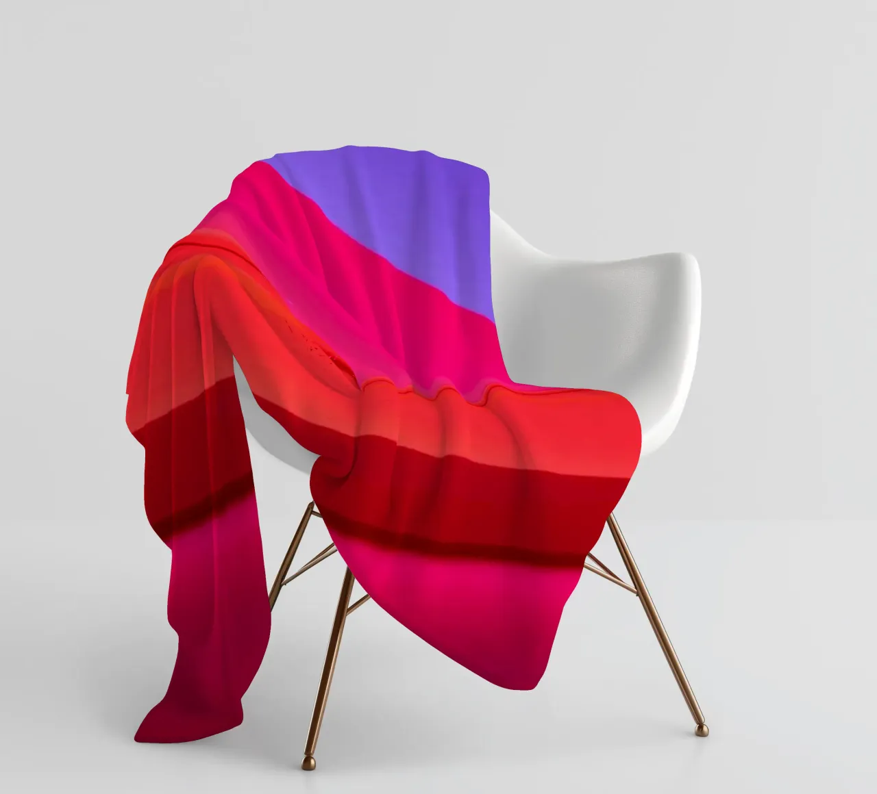 Light 8 plaid polaire de Flo Klein