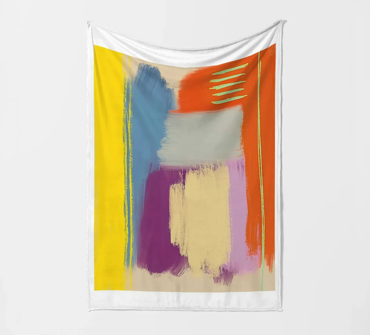 Die hellgrüne Präsenz Fleecedecke von tainah negreiros