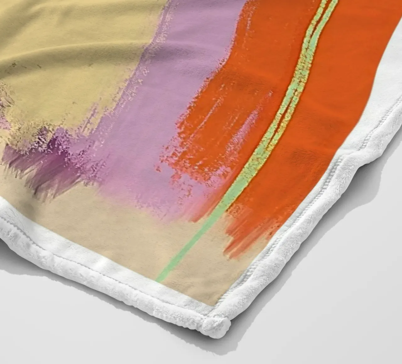 Die hellgrüne Präsenz Fleecedecke von tainah negreiros