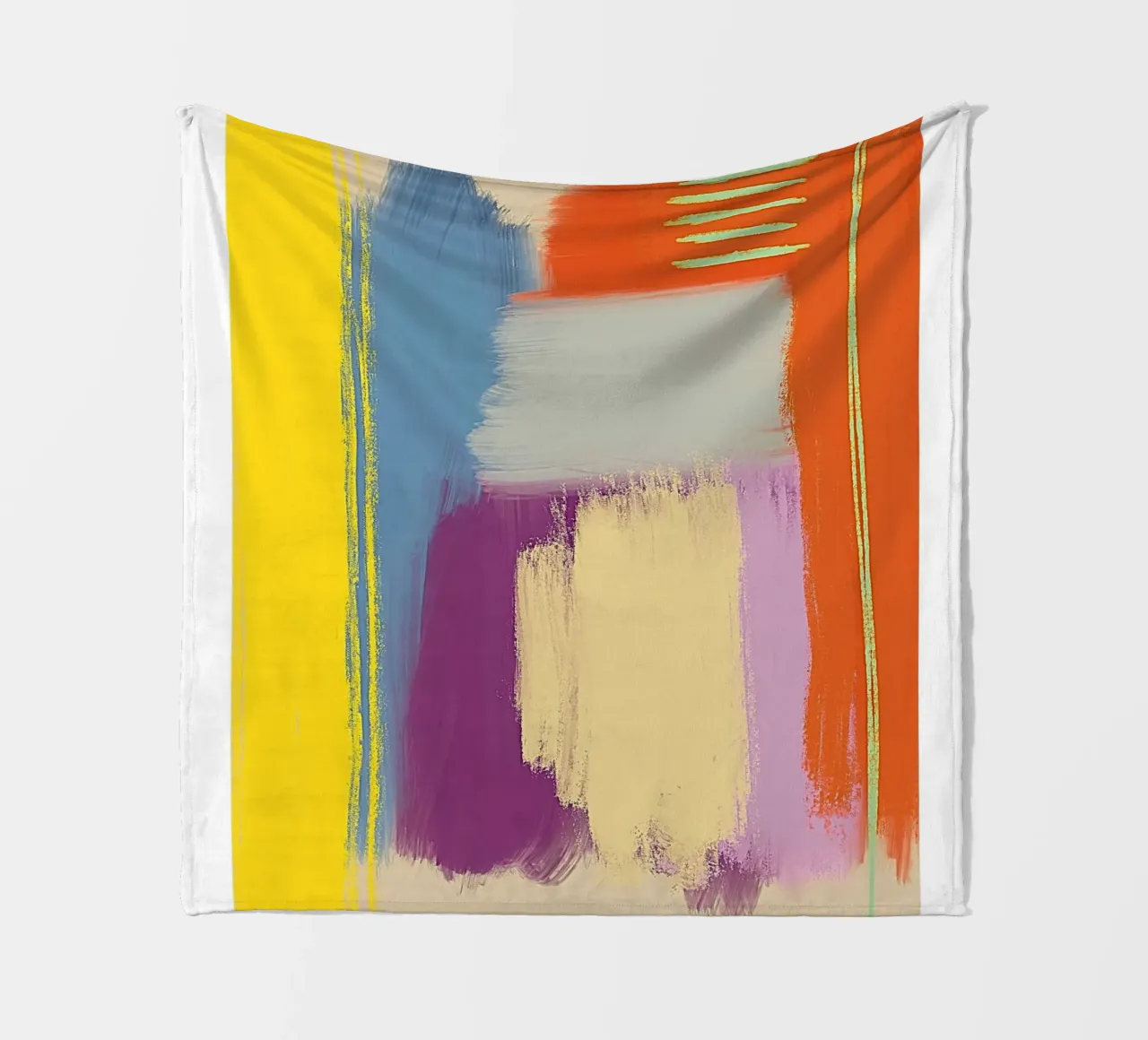 Die hellgrüne Präsenz Fleecedecke von tainah negreiros