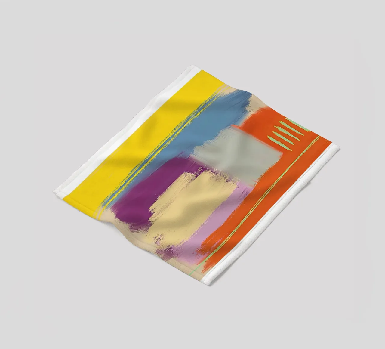 Die hellgrüne Präsenz Fleecedecke von tainah negreiros