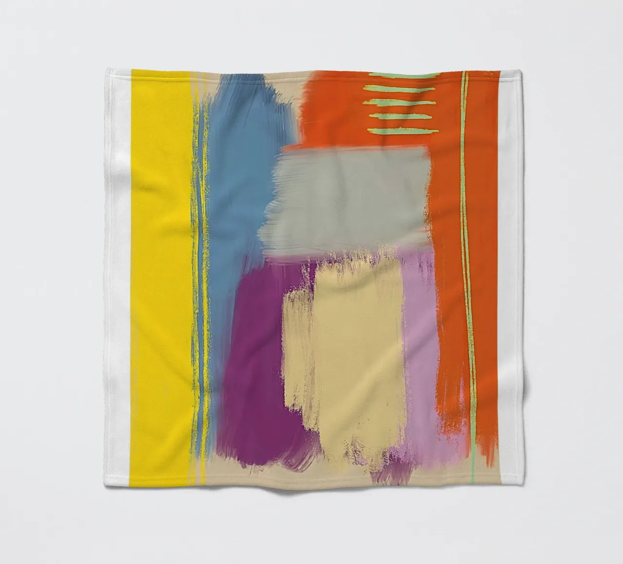 Die hellgrüne Präsenz Fleecedecke von tainah negreiros