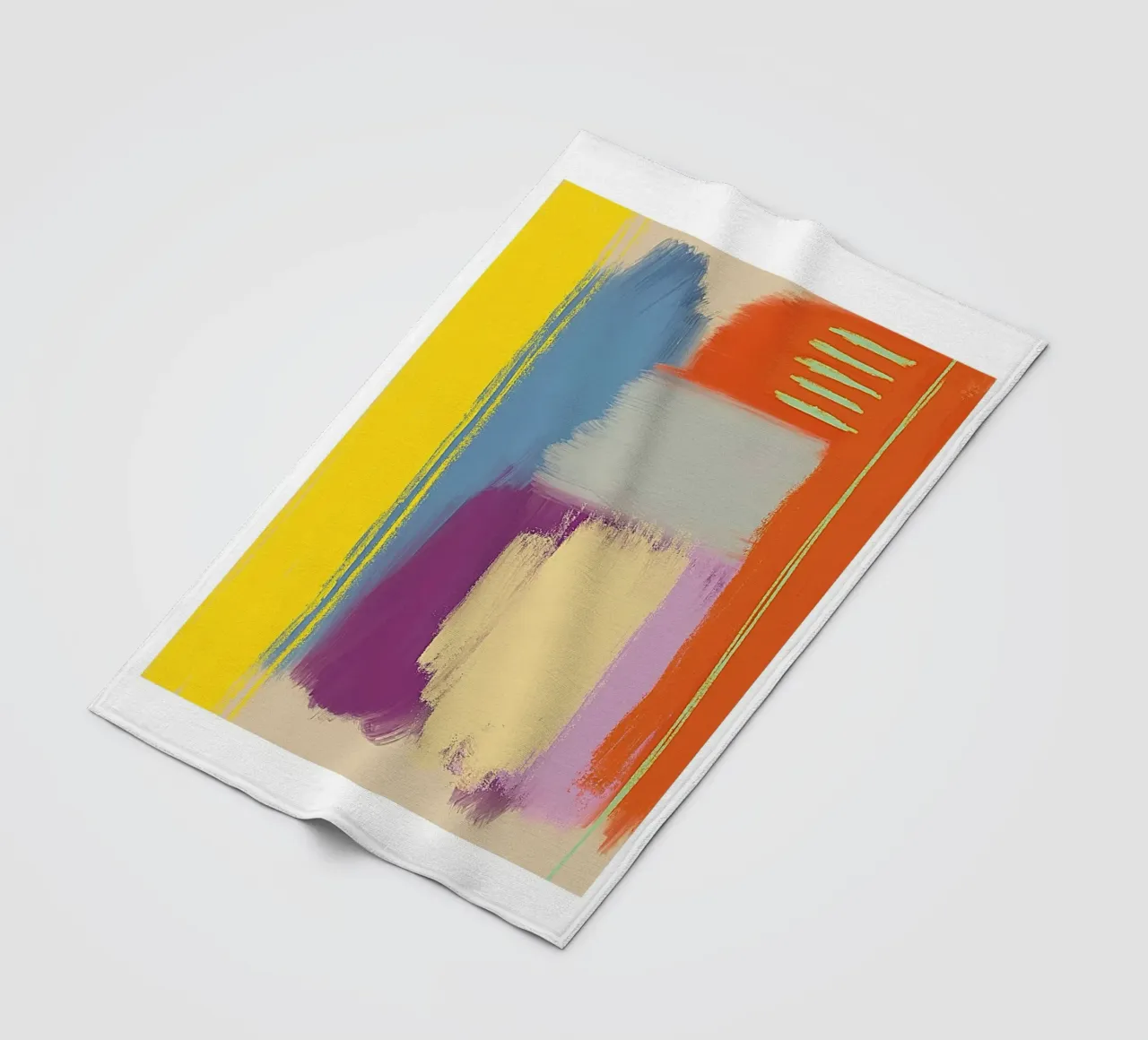 Die hellgrüne Präsenz Fleecedecke von tainah negreiros