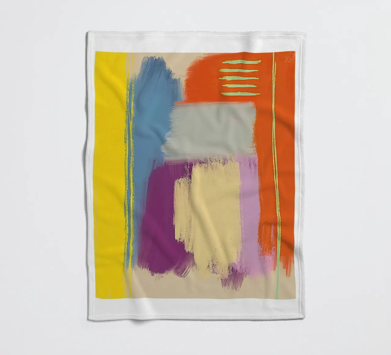 Die hellgrüne Präsenz Fleecedecke von tainah negreiros