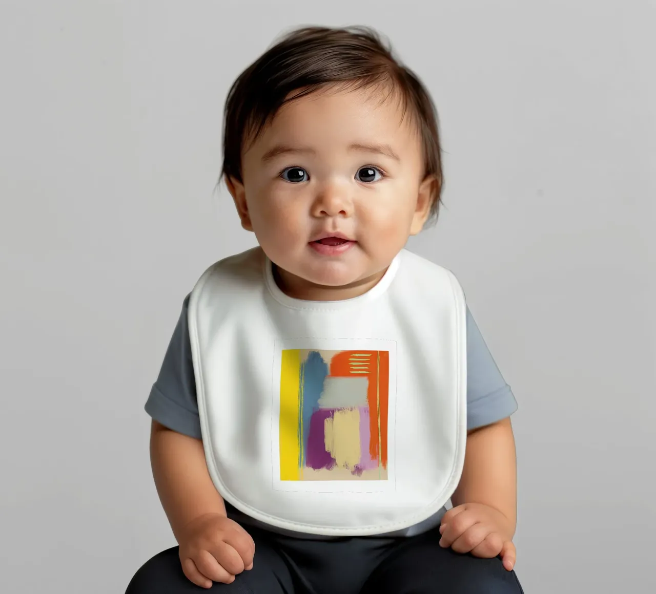 Die hellgrüne Präsenz Babylätzchen von tainah negreiros