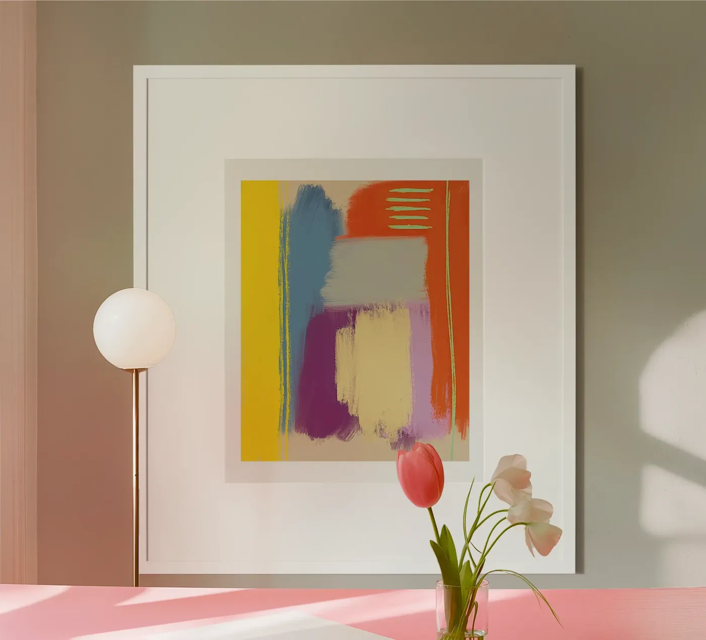 Die hellgrüne Präsenz Poster von tainah negreiros