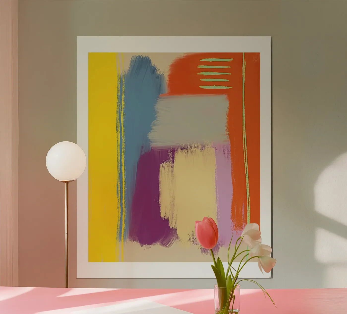 Die hellgrüne Präsenz Poster von tainah negreiros