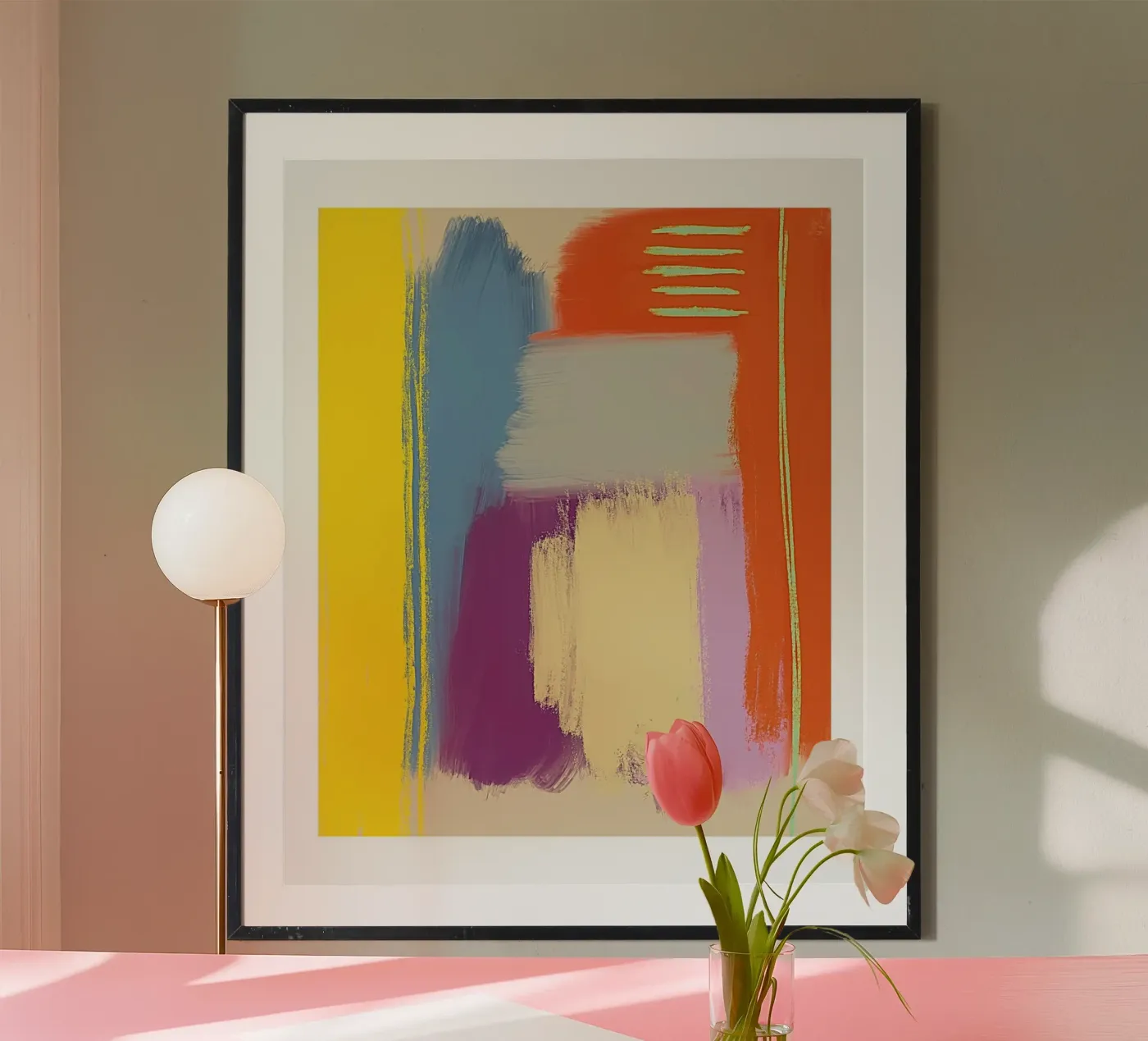 Die hellgrüne Präsenz Poster von tainah negreiros