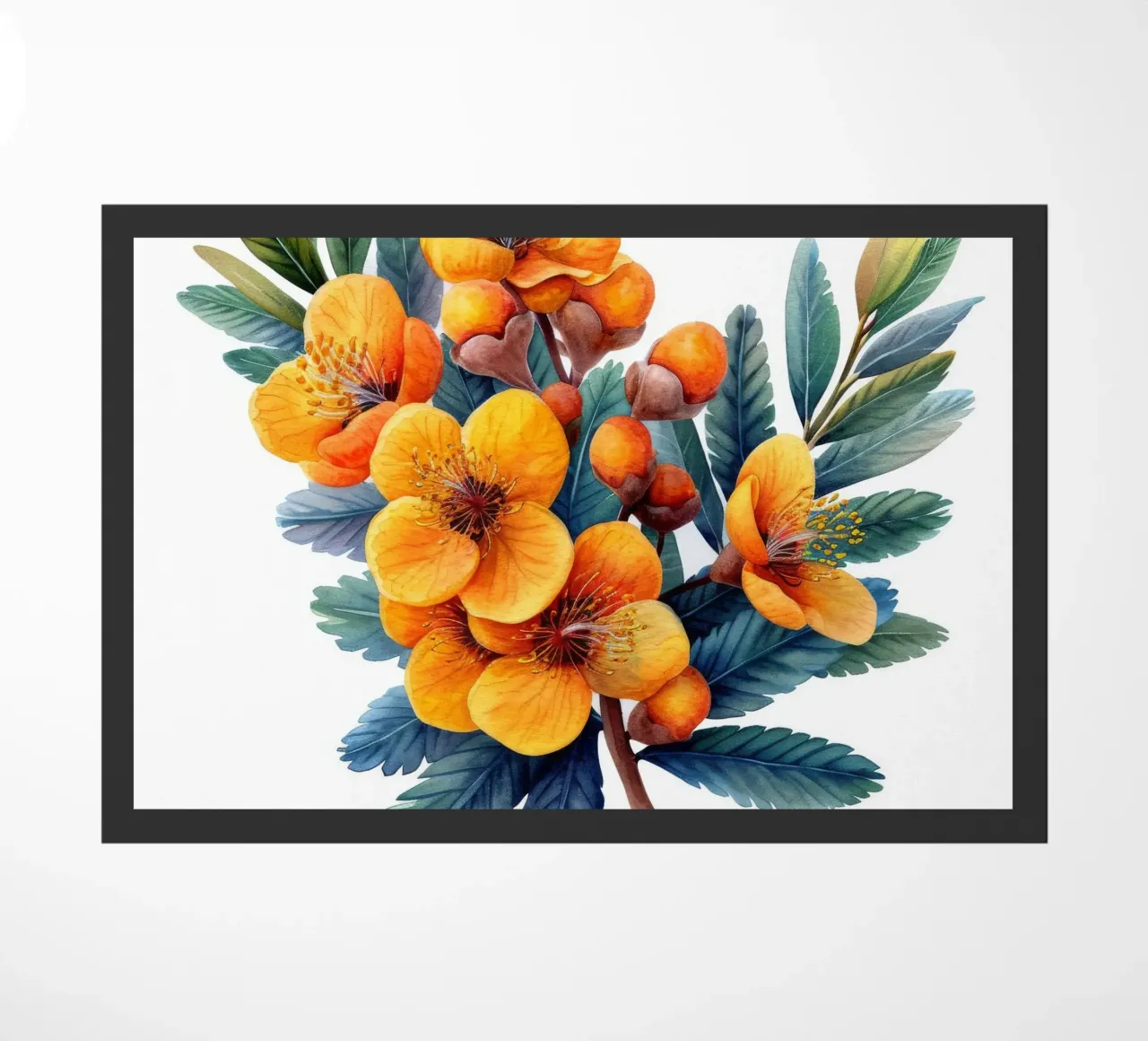Fiore di mimosa 2 zerbino da Bold Blooms