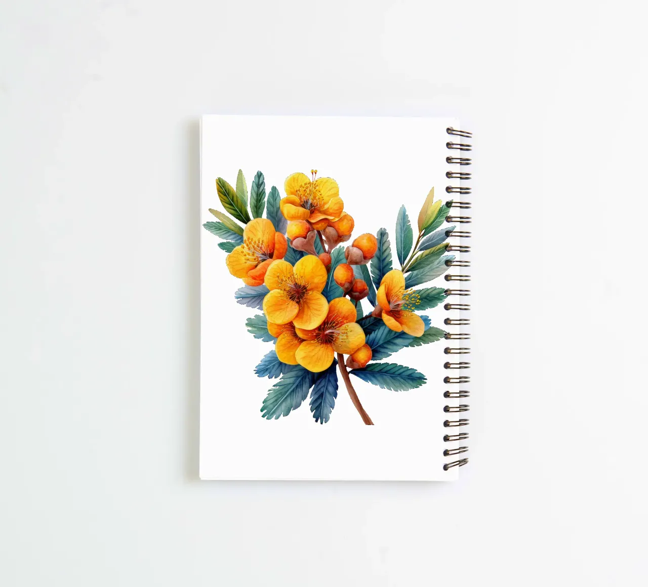 Mimosa Flower 2 spiral notebook by Bold Blooms