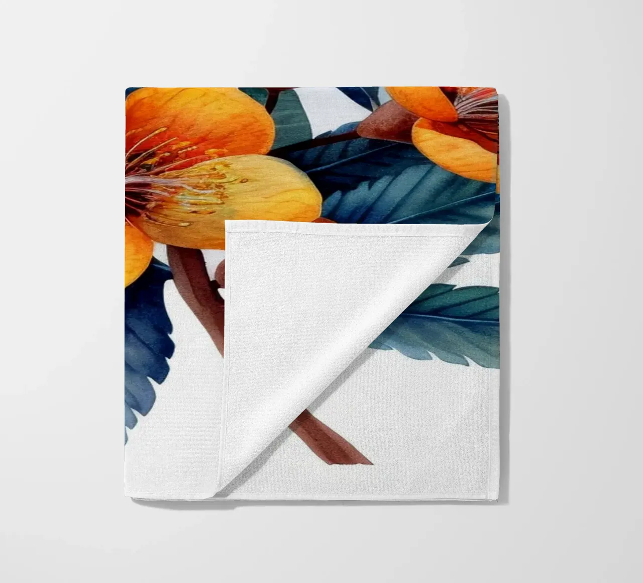 Mimosa Flower 2 beach towel by Bold Blooms