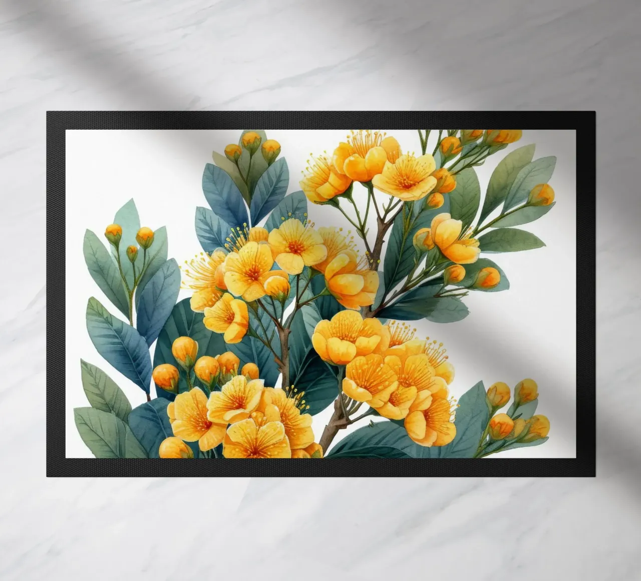 Fiore di mimosa 3 zerbino da Bold Blooms