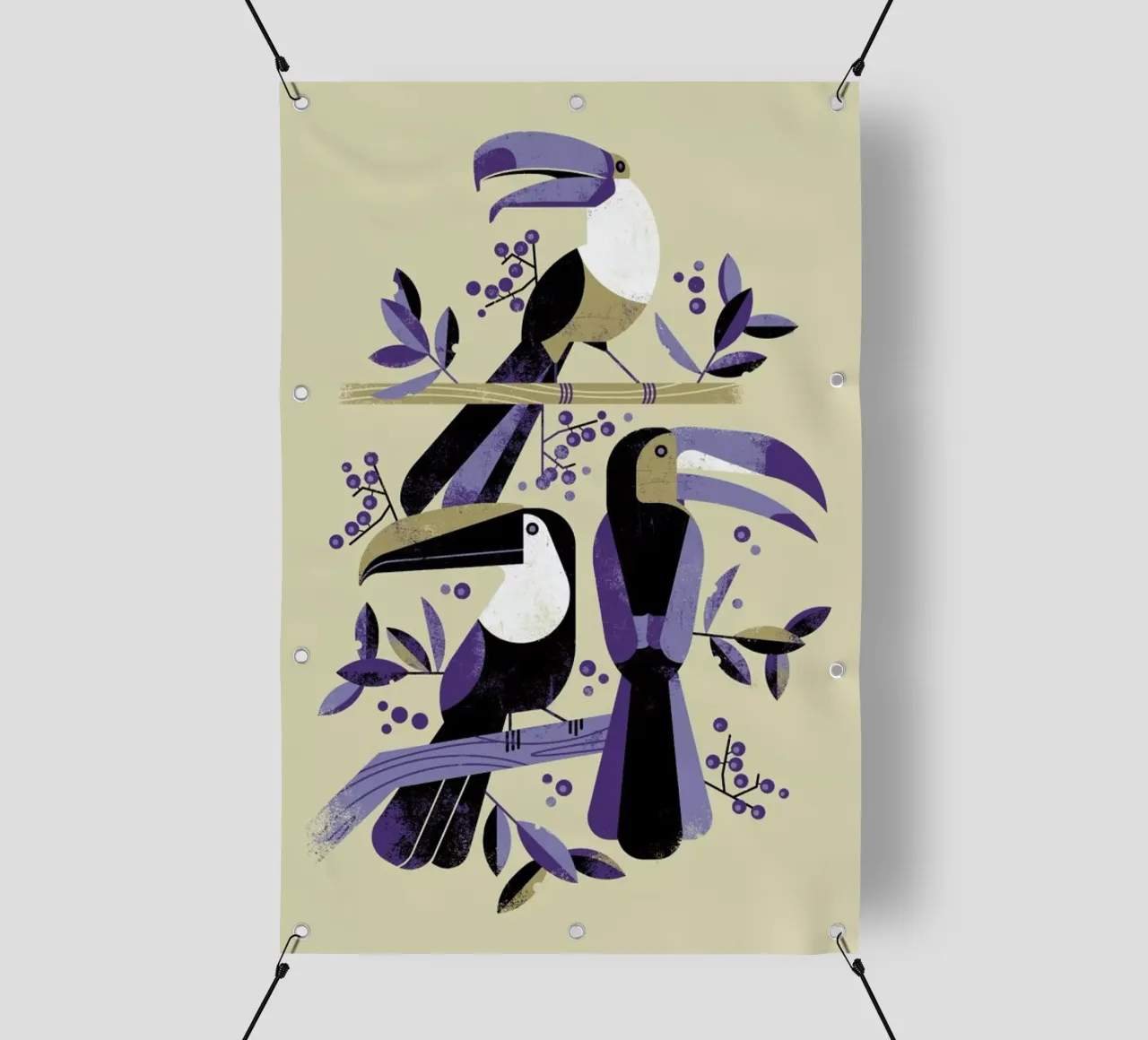 Toucan III telo in pvc da Dieter Braun