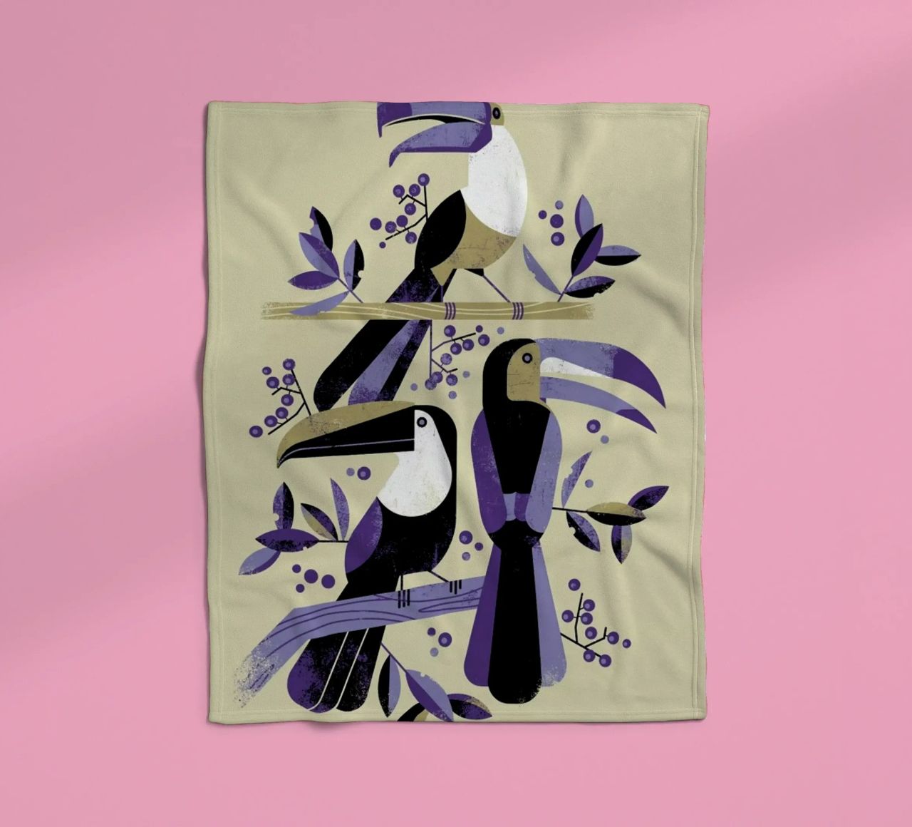 Toucan III coperta in pile da Dieter Braun