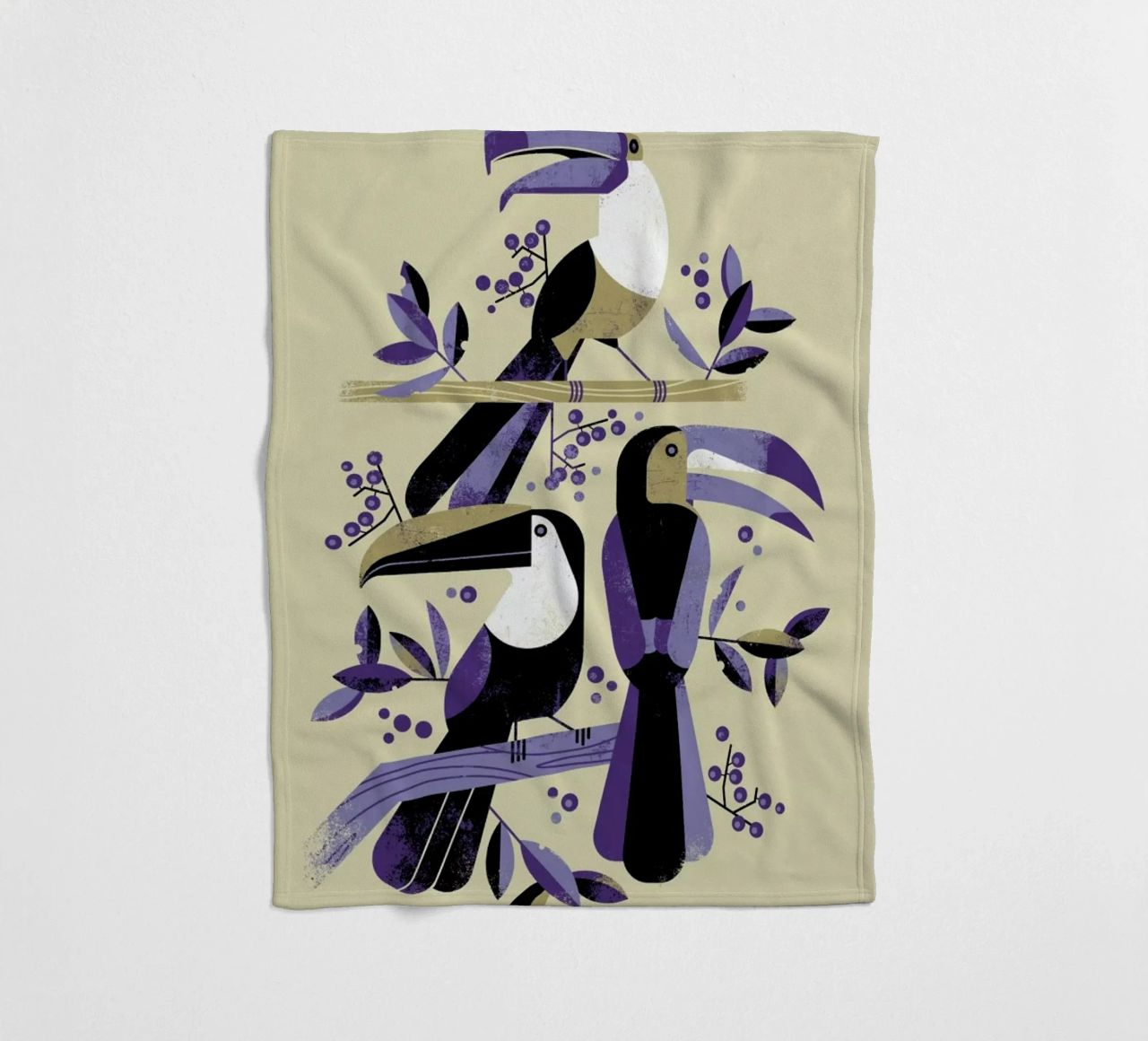 Toucan III coperta in pile da Dieter Braun
