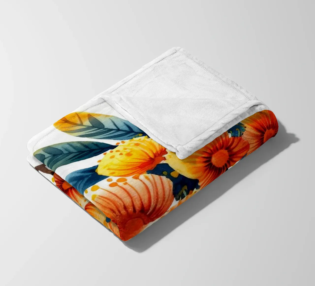 Fleur de mimosa 1 plaid polaire de Bold Blooms