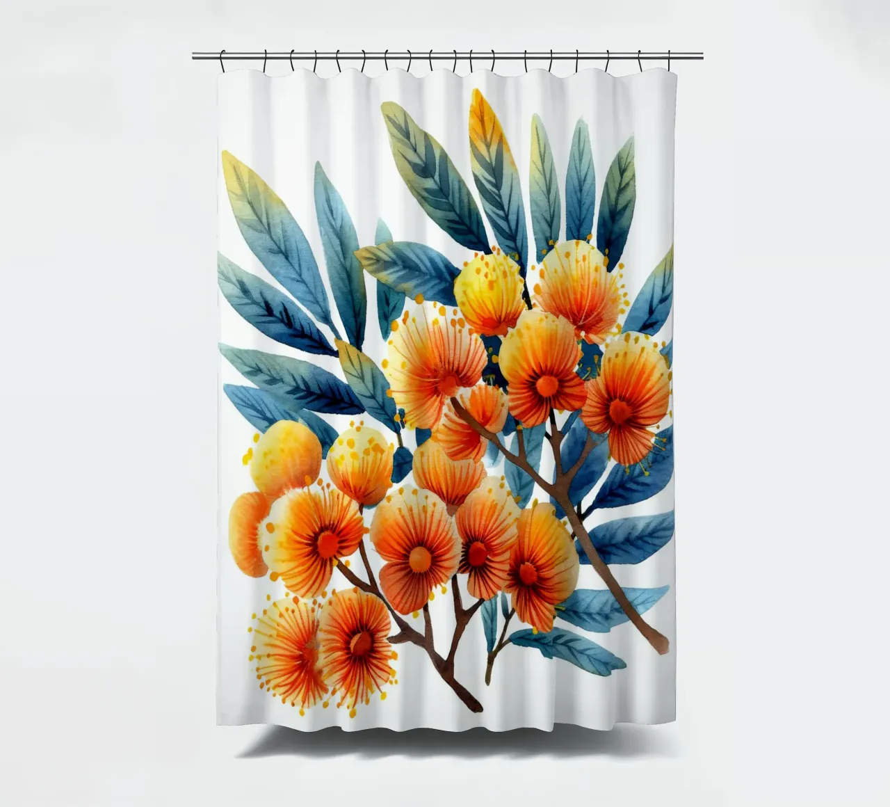 Fleur de mimosa 1 rideau de douche de Bold Blooms