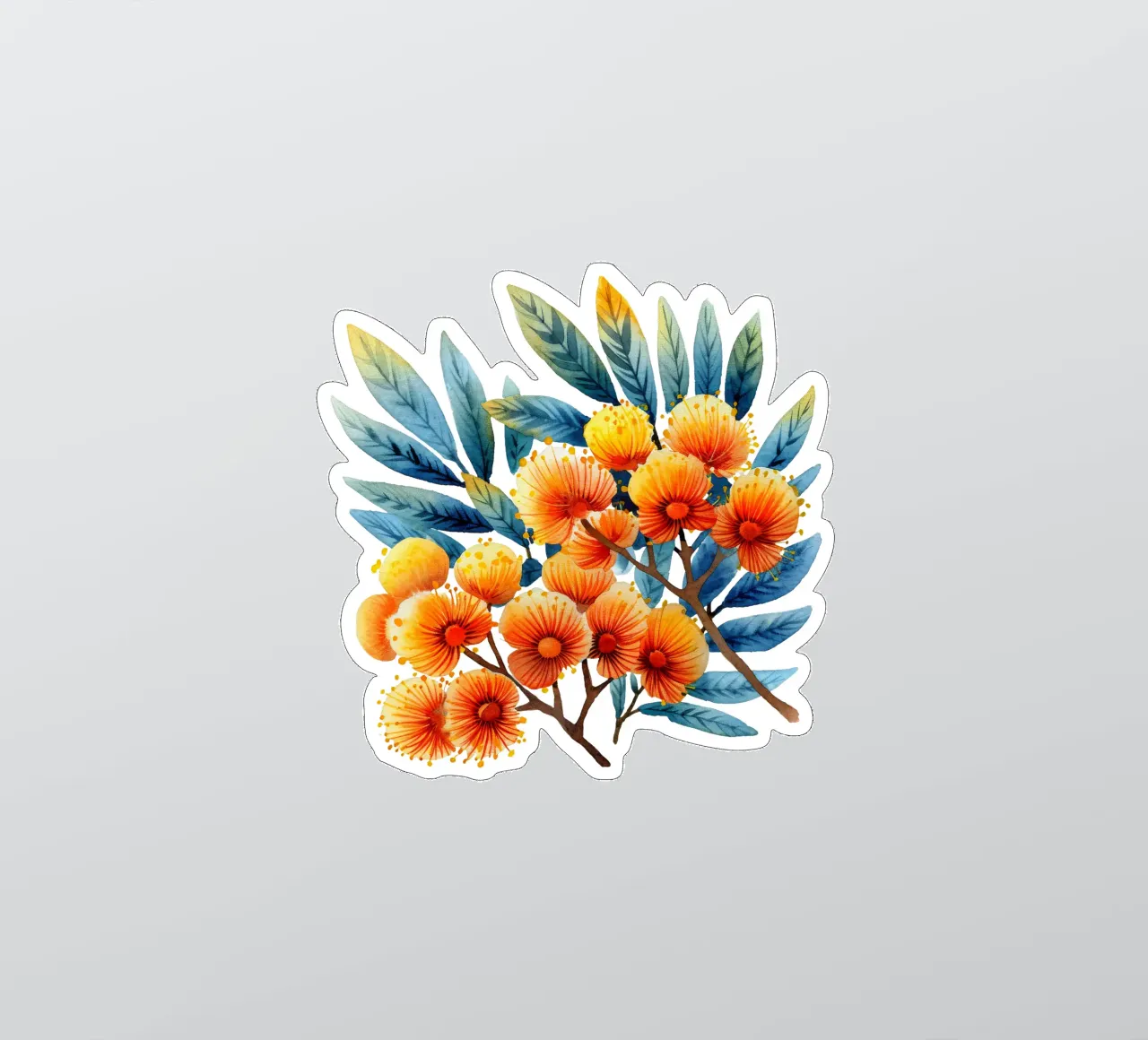 Mimosenblüte 1 Sticker von Bold Blooms