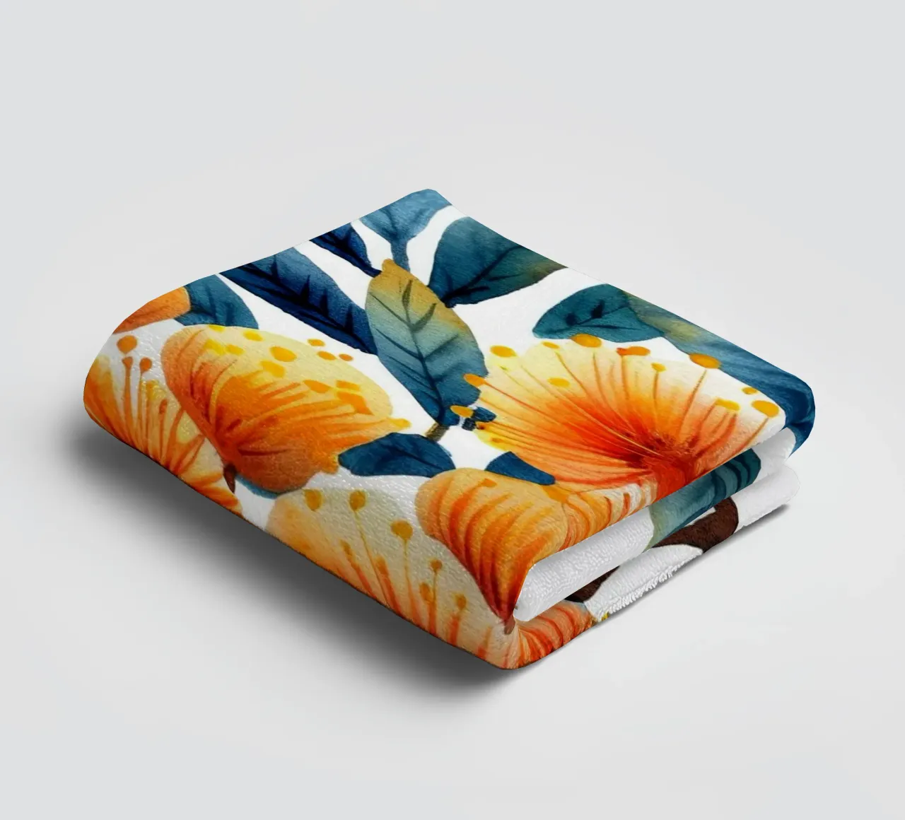 Mimosabloem 1 badhanddoek van Bold Blooms