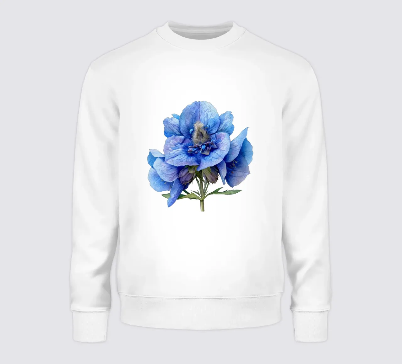 Fiore di Monkshood 2 felpa da Bold Blooms