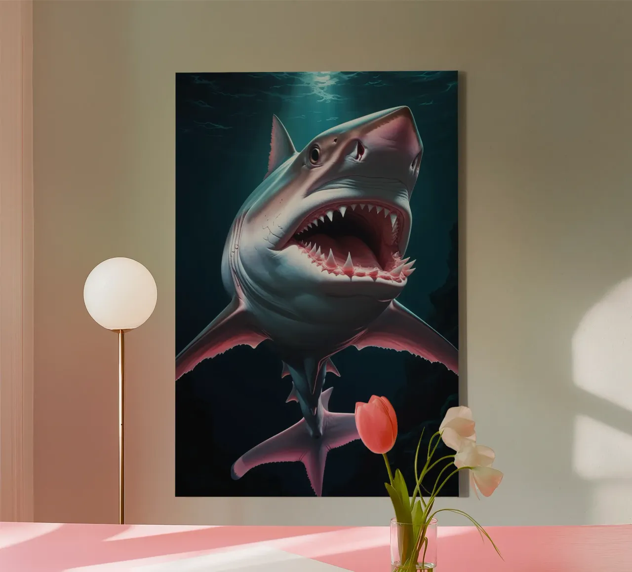 The Deep-Sea Giant: A Predator's Lethal Elegance tela da AlbertKlee