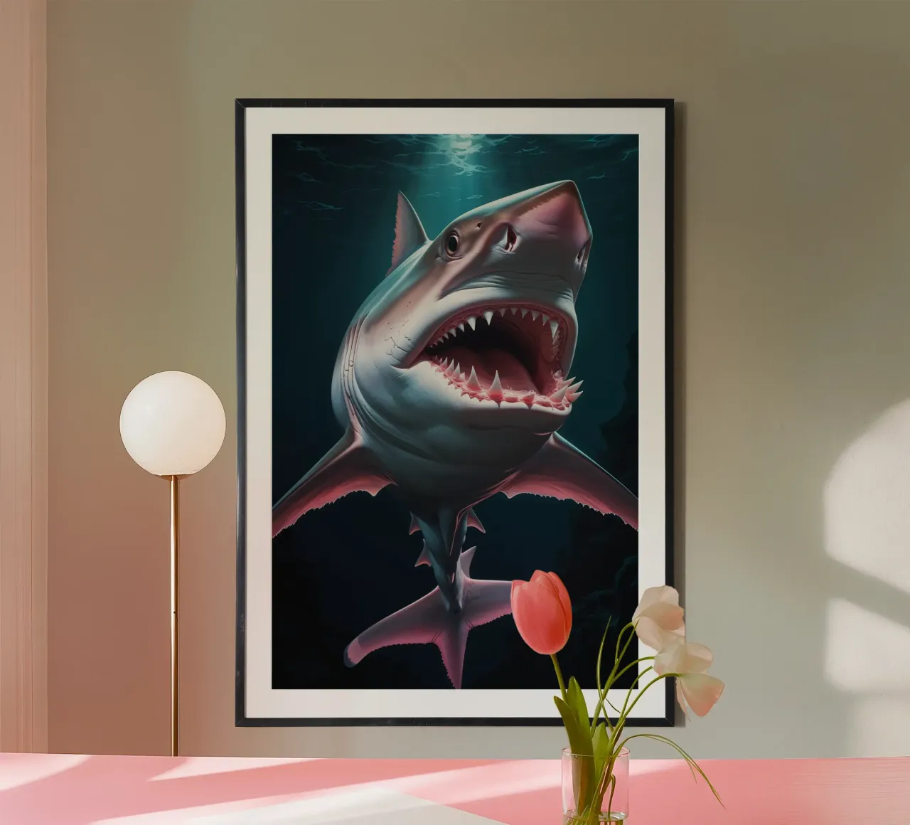 The Deep-Sea Giant: A Predator's Lethal Elegance carta hahnemühle da AlbertKlee