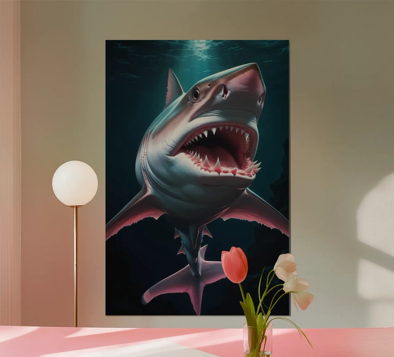The Deep-Sea Giant: A Predator's Lethal Elegance carta hahnemühle da AlbertKlee
