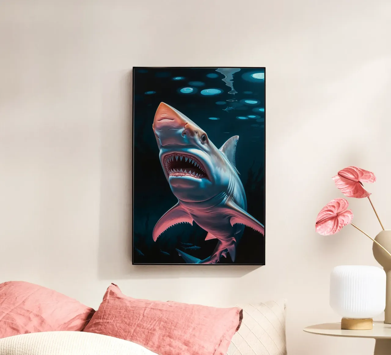 The Deep’s Apex Hunter: A Surreal Perspective plexiglass da AlbertKlee